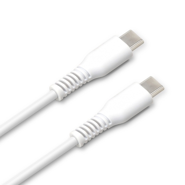 USB Type-C to Cケーブル 1.0m Premium Style ホワイト PG-YBCC10WH