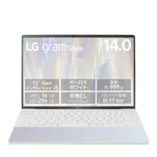 m[gp\R LG gram Style I[zCg 14Z90RS-KA51J [14.0^ /Windows11 Home /intel Core i5 /F16GB /SSDF256GB /2023N9f]