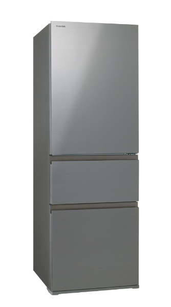 3ドア冷蔵庫 アッシュグレージュ GR-V36SV(ZH) [幅60cm /356L /3ドア /右開きタイプ /2023年] 《基本設置料金セット》