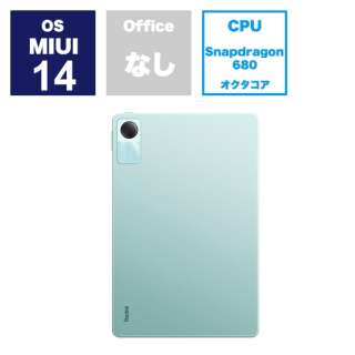 MIUIタブレットPC Redmi Pad SE ミントグリーン VHU4503JP [11型 /Wi-Fiモデル /ストレージ：128GB]