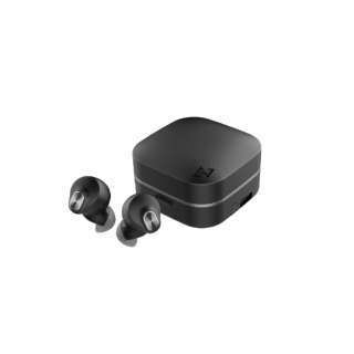 完全ワイヤレスイヤホン Black Onyx TE-Q3-BK [ワイヤレス(左右分離) /Bluetooth /ノイズキャンセリング対応]
