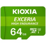 [高耐力反复录]对SDXC micro卡4K开车兜风记录机推荐的ＳＤ卡EXCERIA HIGH ENDURANCE(ekuseriahaiendeyuransu)KEMU-A064GBK[Class10/64GB]
