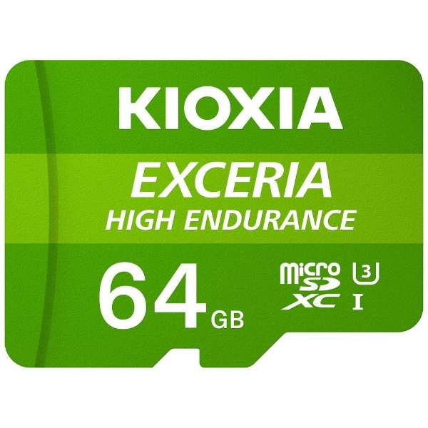 [高耐力反复录]对SDXC micro卡4K开车兜风记录机推荐的ＳＤ卡EXCERIA HIGH ENDURANCE(ekuseriahaiendeyuransu)KEMU-A064GBK[Class10/64GB]_1