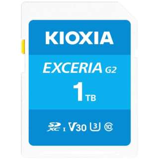 【復旧サービス付き】SDXC 連続撮影・4K録画対応SDカード EXCERIA（エクセリア） KSDU-B001TBK [Class10 /1TB]