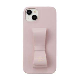 Slim Wrap Case Stand & Ring Ribbon iPhone 15 Plus LANVIN en Bleu Sakura Pink LBSPKSRIP2367