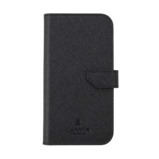 Folio Case Double Lined MagSafe iPhone 15 LANVIN COLLECTION Black LCDLBLKFLIP2361