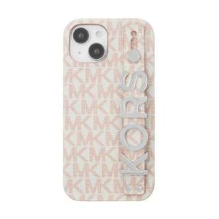 Slim Wrap Case Stand & Ring iPhone 15 MICHAEL KORS Soft Pink MKSRSFPWPIP2361