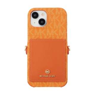 Wrap Case Pocket with Strap iPhone 15 MICHAEL KORS Orange MKWSORGPWIP2361