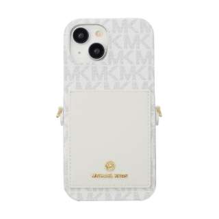 Wrap Case Pocket with Strap iPhone 15 MICHAEL KORS Vanilla MKWSVNLPWIP2361