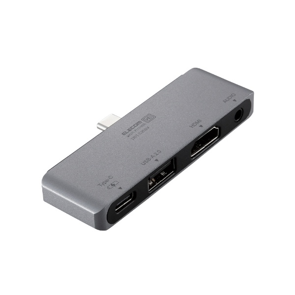 USB-C オス→メス HDMI /φ3.5mm / USB-A / USB-C］USB PD対応 60W