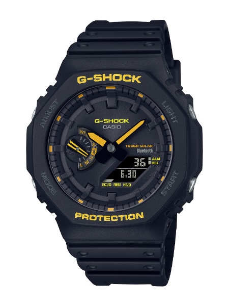 【Bluetooth搭載ソーラー時計】G-SHOCK（Gショック）Caution Yellowシリーズ GA-B2100CY-1AJF