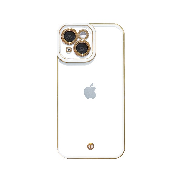 iPhone 15 GLOSSY CASE ケース motmo ホワイト INOGLSYWH UI｜ユーアイ 