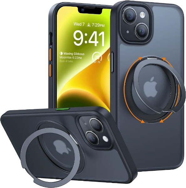 UPRO Ostand Pro Case for iPhone 15 ケース トーラス ブラック TORRAS 