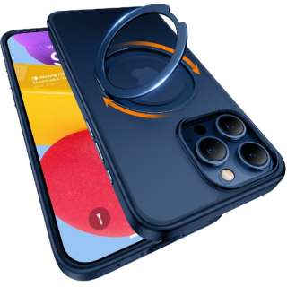 UPRO Ostand Pro Case for iPhone 15 Pro包环面海军蓝