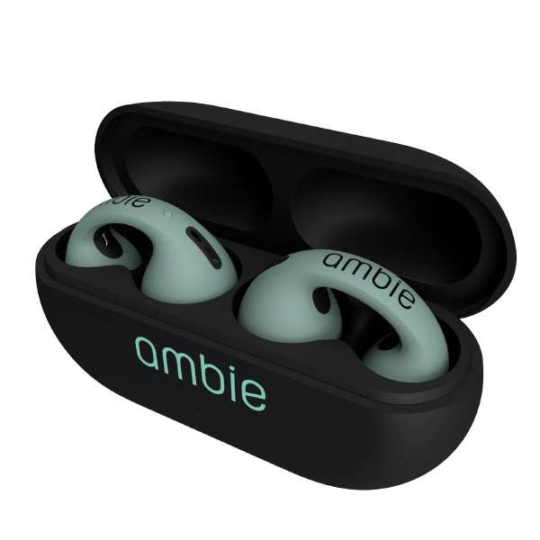 全部的无线入耳式耳机ambie sound earcuffs AM-TW01 Ash Green Ash Green AM-TW01AGC[无线(左右分离)/Bluetooth对应]_3