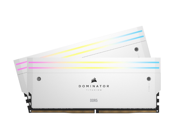 ݃ DOMINATOR TITANIUM RGB(6600MT/s CL32 Intel XMP) zCg CMP32GX5M2X6600C32W [DIMM DDR5 /16GB /2]