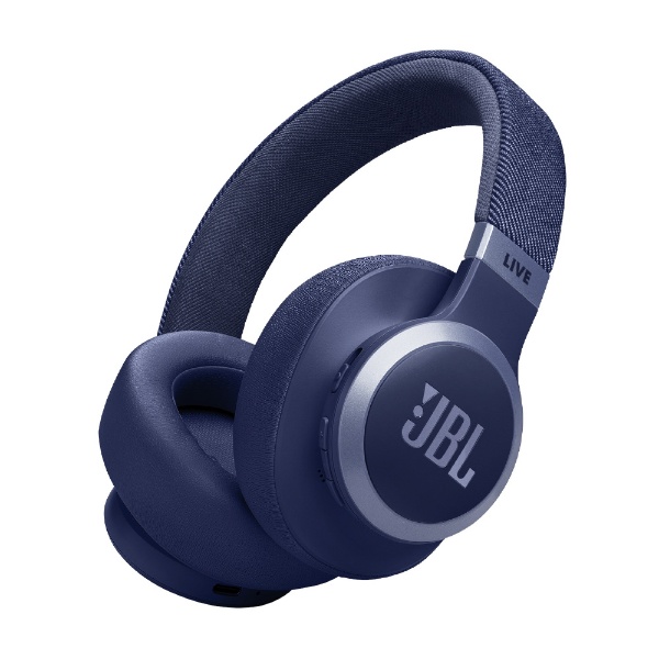 ブルートゥースヘッドホン ブルー JBLLIVE770NCBLU [Bluetooth /ノイズ 
