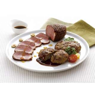 共计5种北海道生产牛烤牛肉&汉堡安排(1个烤牛肉，汉堡4)