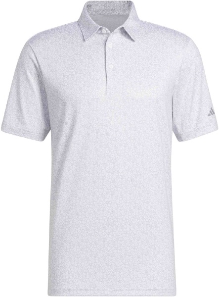 メンズ ミニフラワープリント 半袖ストレッチシャツ(XLサイズ/ホワイト