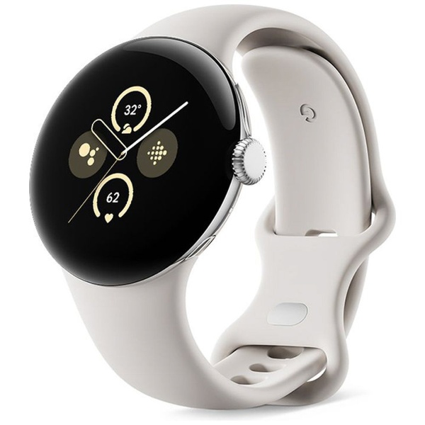 【Suica対応】スマートウォッチ Google Pixel Watch 2 GPS搭載 Polished Silver/Porcelain  GA05031-GB