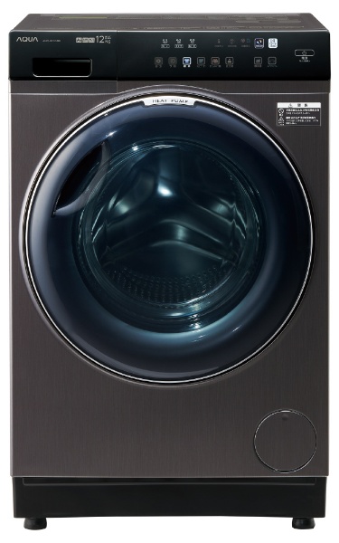 ドラム式洗濯乾燥機（洗濯12kg/乾燥6kg） ｼﾙｷｰﾌﾞﾗｯｸ AQW-DX12P-R(K ...