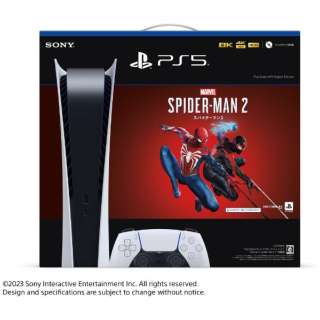PlayStation 5 デジタル・エディション  Marvels Spider Man 2 同梱版 CFIJ-10015 [2023年10月発売][ゲーム機本体]
