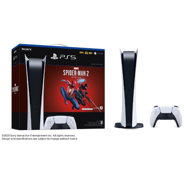 PlayStation 5 デジタル・エディション Marvels Spider Man 2 同梱版 CFIJ-10015  [2023年10月発売][ゲーム機本体]