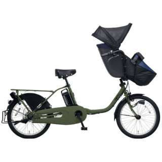 电动辅助自行车gyutto·kurumu、EX Gyutto垫子苔绿色BE-FFE032[20英寸/3段变速]2024年型号[取消、退货不可]