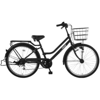 自転車 クリスプHD ブラック [外装6段 /26インチ] 【キャンセル・返品不可】