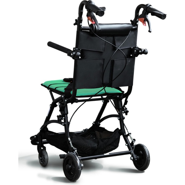 PHW9003L10G 介助用車椅子 ナイスウェイ10 グリーン フェニックス商事