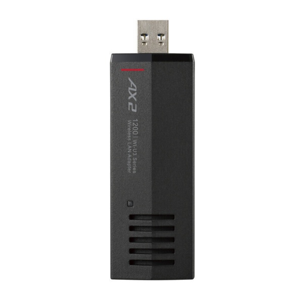 WI-U3-1200AX2I [Wi-Fiץ AirStationʥơ Wi-Fi 611axб 1201Mbps573Mbps ̵LANҵ USB3.2Gen1/USB 2.0 CD쥹󥹥ȡ] ֥å WI-U3-1200AX2I [Wi-Fi 6(ax)]