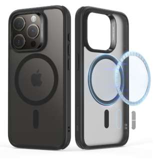 iPhone 15 Pro Maxi6.7C`jnCubhP[X ESR Frosted Black ClassicHybridCase(HaloLock)foriPhone15ProMax