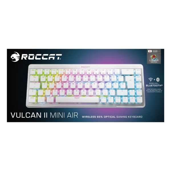 ゲーミングキーボード Vulcan II Mini Air ホワイト ROC-27-091 [有線 ...
