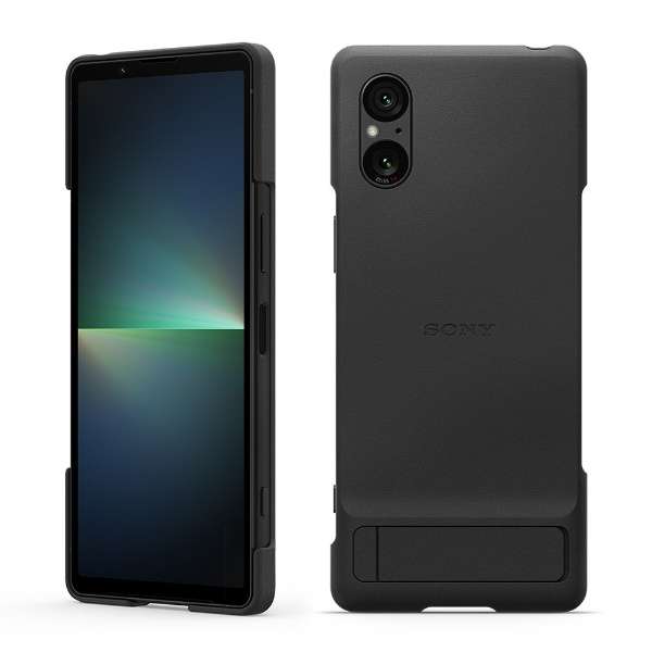 Xperia 5 V Style Cover with Stand索尼黑色XQZ-CBDE/BJPCX_1