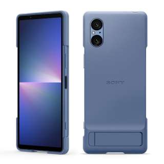 Xperia 5 V Style Cover with Stand索尼蓝色XQZ-CBDE/LJPCX