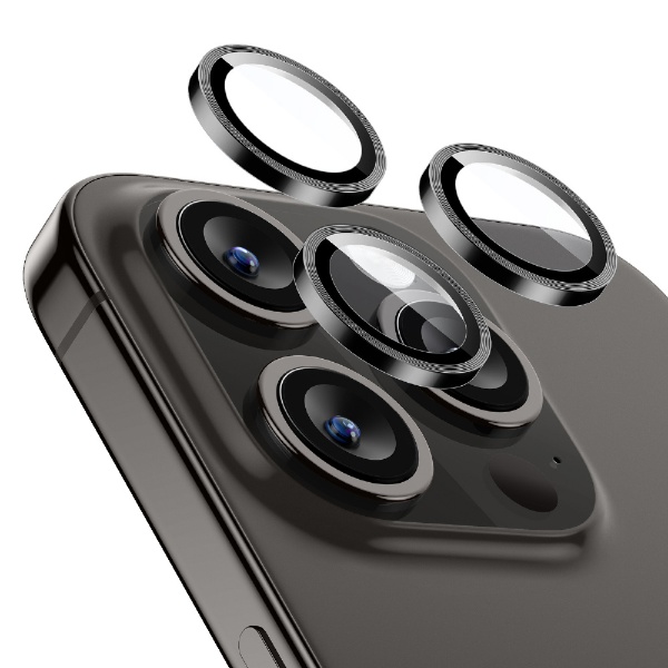 iPhone 15 Pro/15 Pro Max/14 Pro /14 Pro Max󥺥ץƥ ESR Black ArmoriteCameraLensProtectorsforiPhone15Pro/ProMax