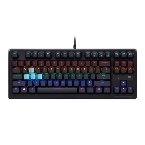ゲーミングキーボード (英語配列) ブラック MT-MK80 [有線 /USB