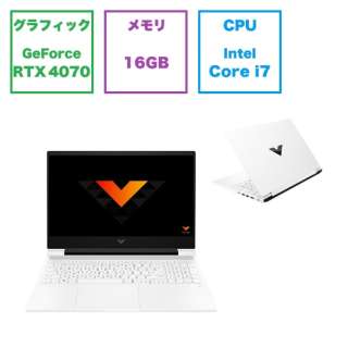 ゲーミングノートパソコン Victus G1モデル セラミックホワイト 80B00PA-AAAT [RTX 4070 /16.1型 /Windows11 Home /intel Core i7 /メモリ：16GB /SSD：512GB /2023冬モデル]