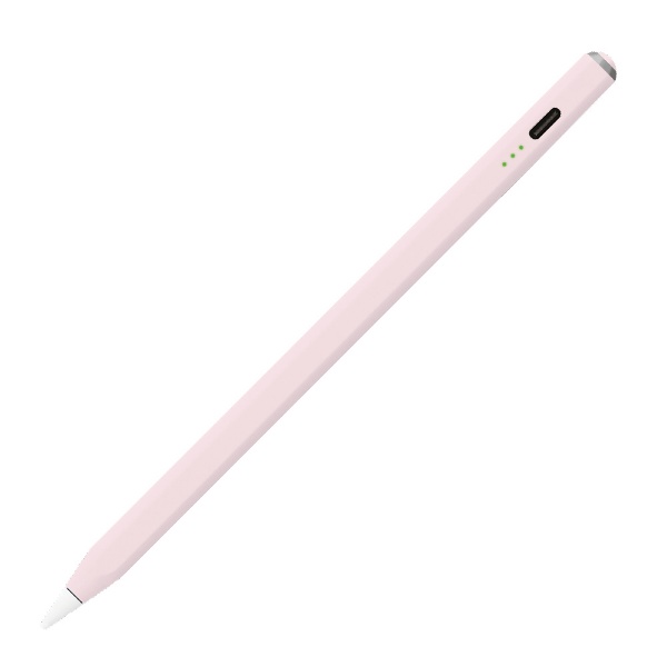 タッチペン：iPad専用〕USB-A充電式 アクティブタッチペン ピンク P