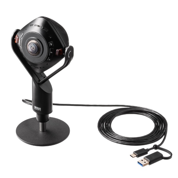 ウェブカメラ＋マイク・スピーカー USB-A接続 会議用(Mac/Windows11