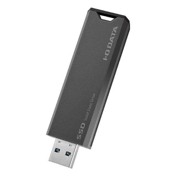 IOデータ 外付けSSD USB-C＋USB-A接続 Mac対応 ブラック ［2TB