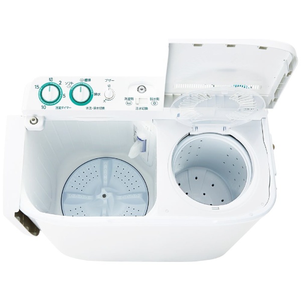 アウトレット品】 二槽式洗濯機 ホワイト AQW-N401-W [洗濯4.0kg] 【再
