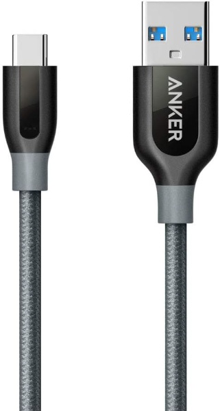 Anker PowerLine+ USB-C &USB-A ֥ 0.9m 졼 A81680A2