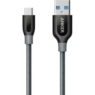Anker PowerLine+ USB-C & USB-A P[u 0.9m O[ A81680A2