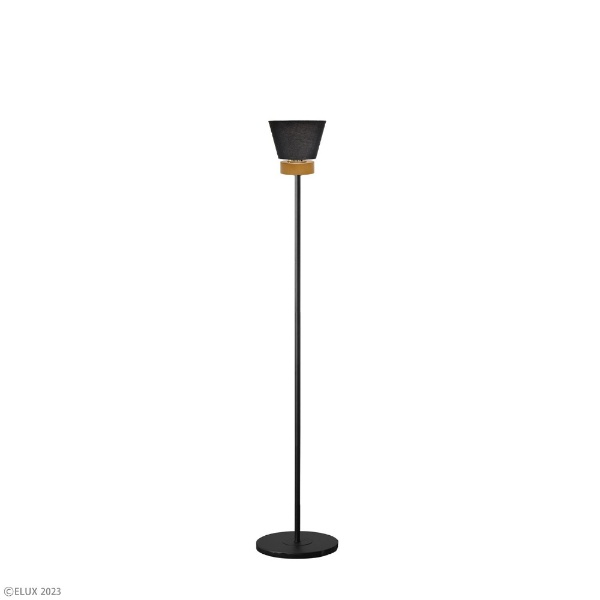 BONISボニス 1灯クリップライト（ブラック×グレー） LC11017-BK