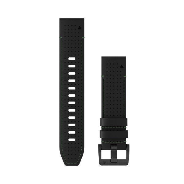 MARQ (Gen 2) Ѹ򴹥Х QuickFit 22mm Hybrid Leather Strap Black/Green GARMINʥߥ 010-13225-09