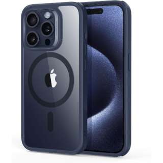 iPhone 15 Proi6.1C`jnCubhP[X ESR Clear Dark Blue ClassicHybridCase(HaloLock)foriPhone15Pro