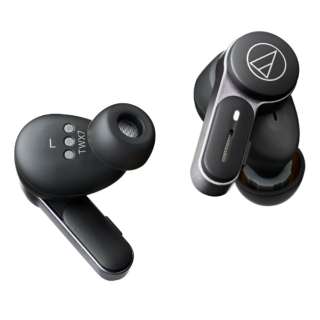 全部的无线入耳式耳机灰黑色ATH-TWX7 BK[支持无线(左右分离)/噪音撤销的/Bluetooth对应]