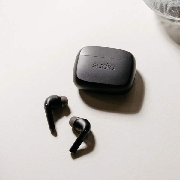 フルワイヤレスイヤホン Sudio N2 PRO ブラック SD-1411 [ワイヤレス(左右分離) /ノイズキャンセリング対応  /Bluetooth対応]