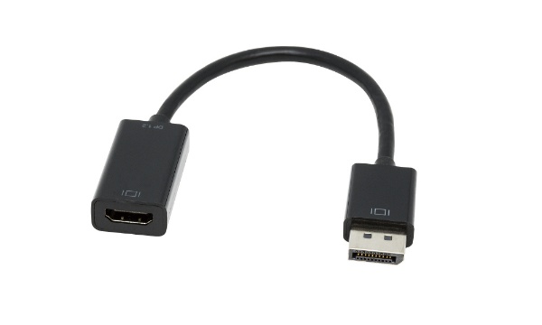 映像変換アダプタ [DisplayPort オス→メス HDMI] 4K・HDR対応 AD